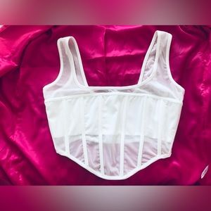 MESHKI NICE CORSET WHITE XL